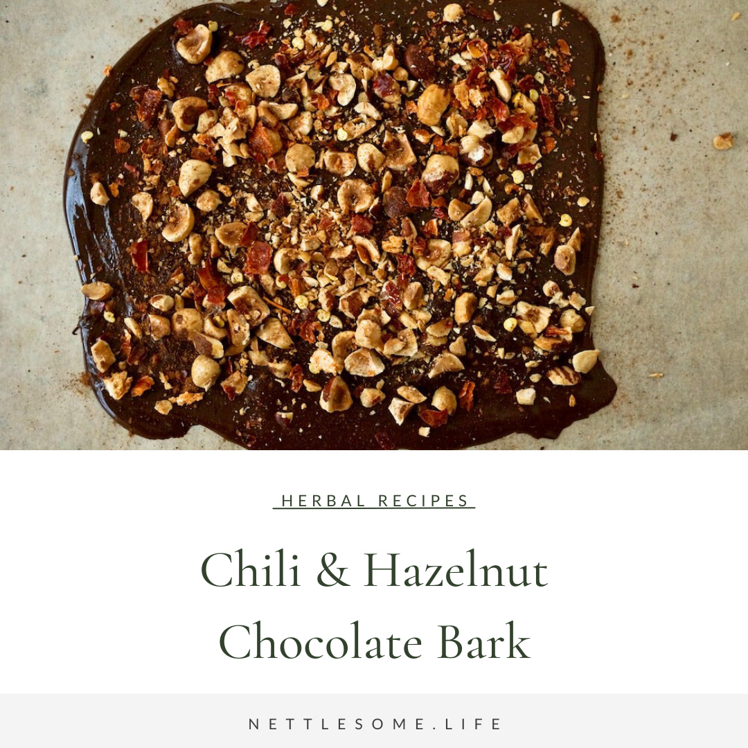 Chili &amp; Hazelnut Chocolate Bark Recipe