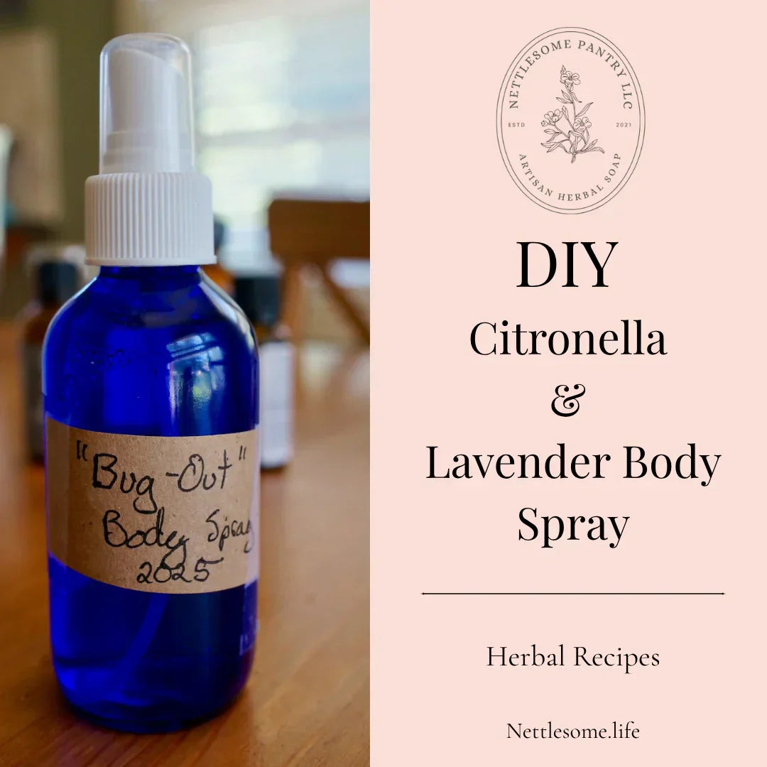 DIY Citronella &amp; Lavender Body Spray