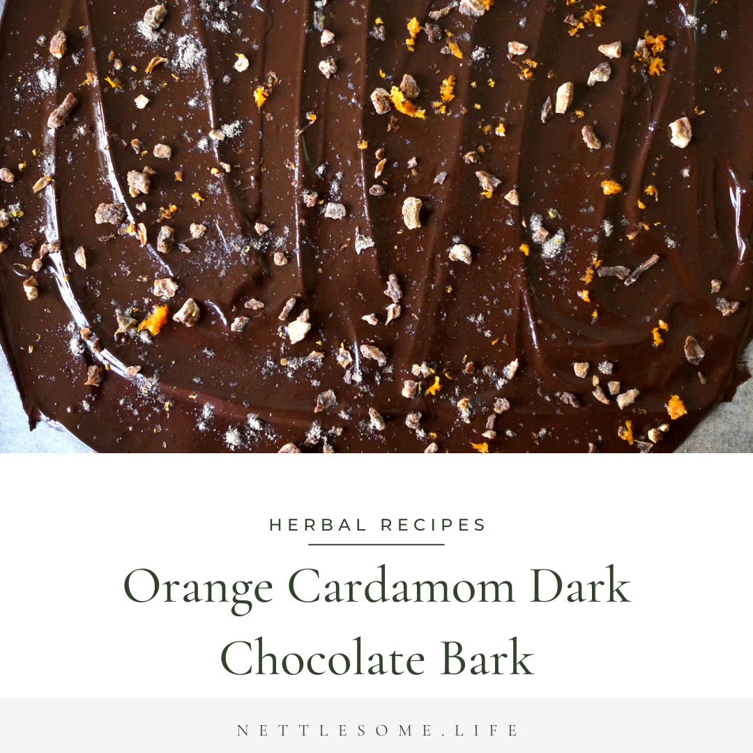Orange &amp; Cardamom Dark Chocolate Bark Recipe