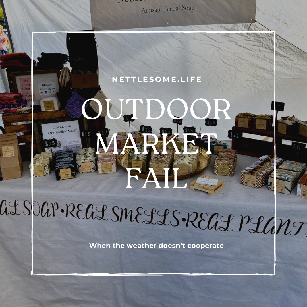 One con of outdoor markets and festivals