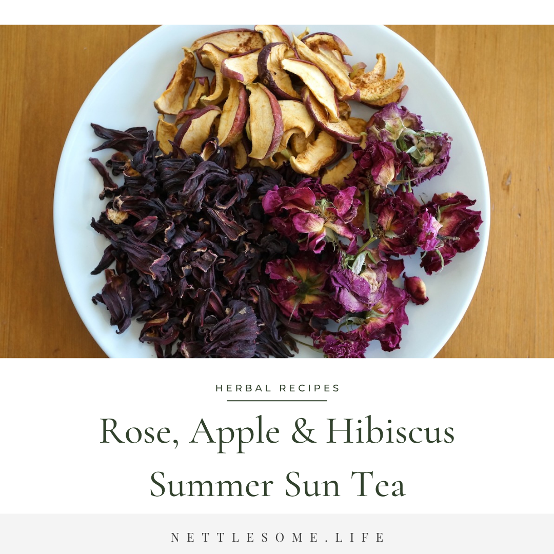 Summer Sun Tea: Rose, Apple, Hibiscus