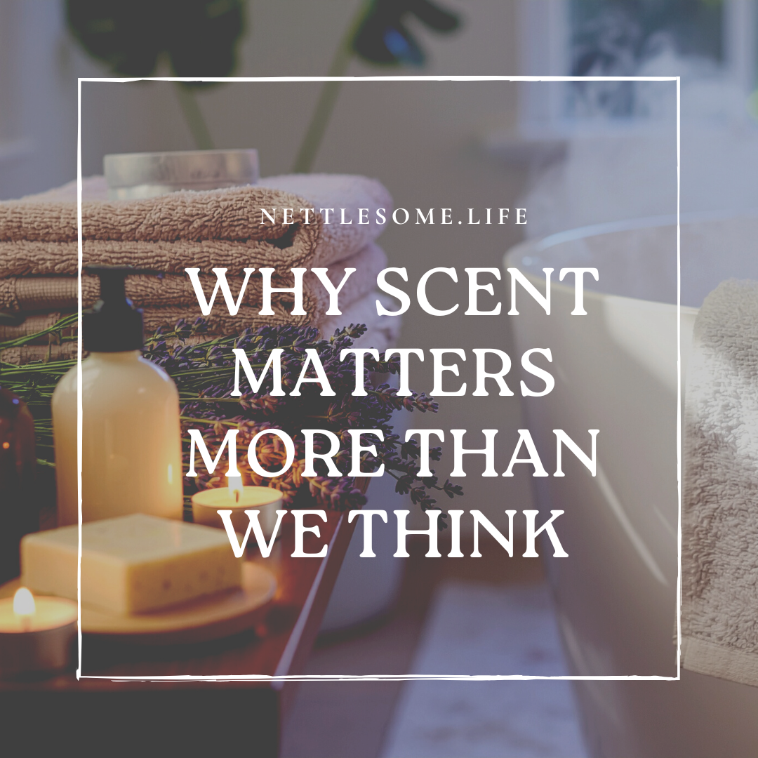 bath tub with soap and towels near by. why scent matters more than we think