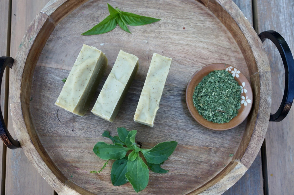 "The Nettlesome" Sweet Basil & Patchouli Handcrafted Soap