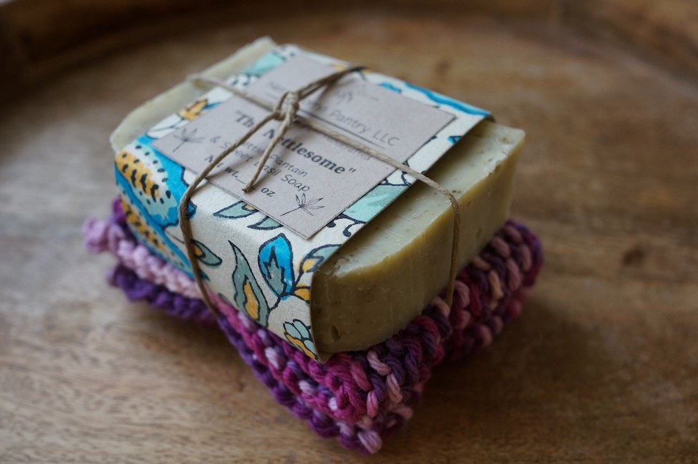 Handcrafted Soap & Wash Cloth Bundle