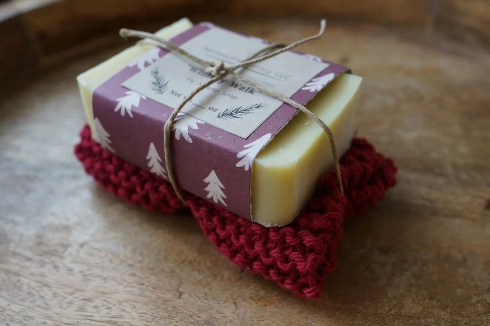 Handcrafted Soap & Wash Cloth Bundle