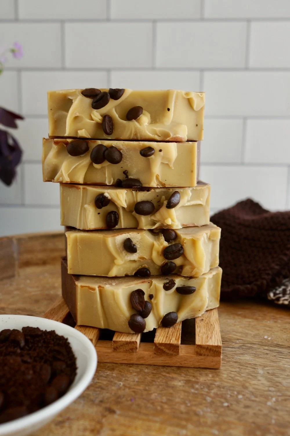 "Mocha Soap-a" Coffee Scrub Handcrafted Soap