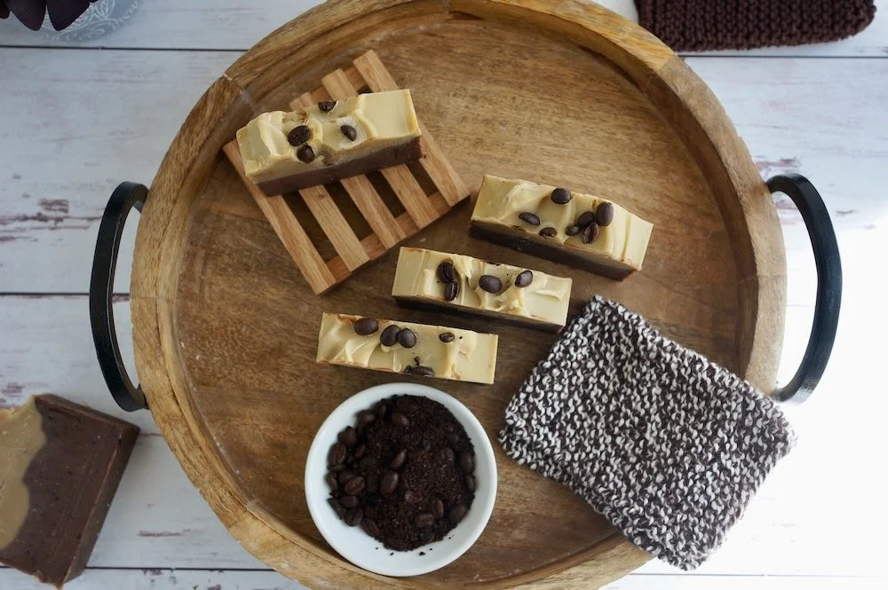 "Mocha Soap-a" Coffee Scrub Handcrafted Soap