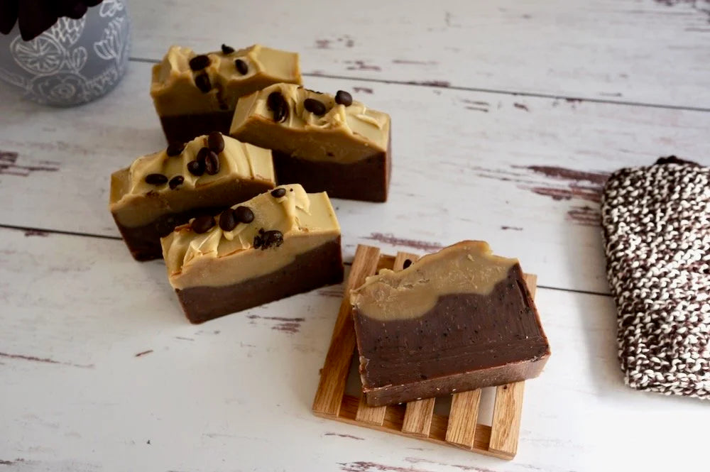 "Mocha Soap-a" Coffee Scrub Handcrafted Soap