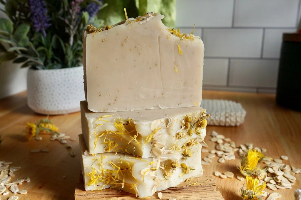 "Sunny Meadow" Calendula, Chamomile & Oatmeal Handcrafted Soap