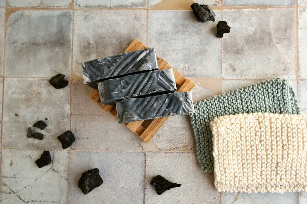 "The Char-mer" Charcoal, Tea Tree & Lavender  Handcrafted Soap