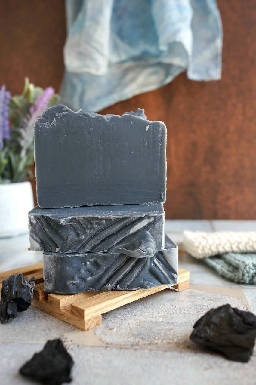 "The Char-mer" Charcoal, Tea Tree & Lavender  Handcrafted Soap
