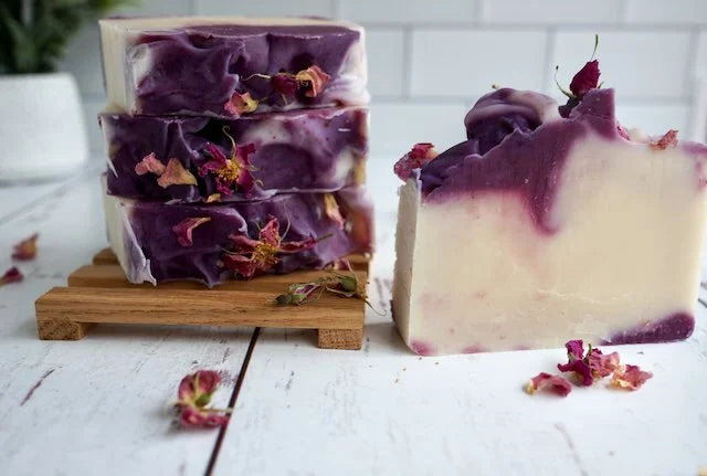 "Rose Geranium" Geranium & Wild Rose Artisan Soap