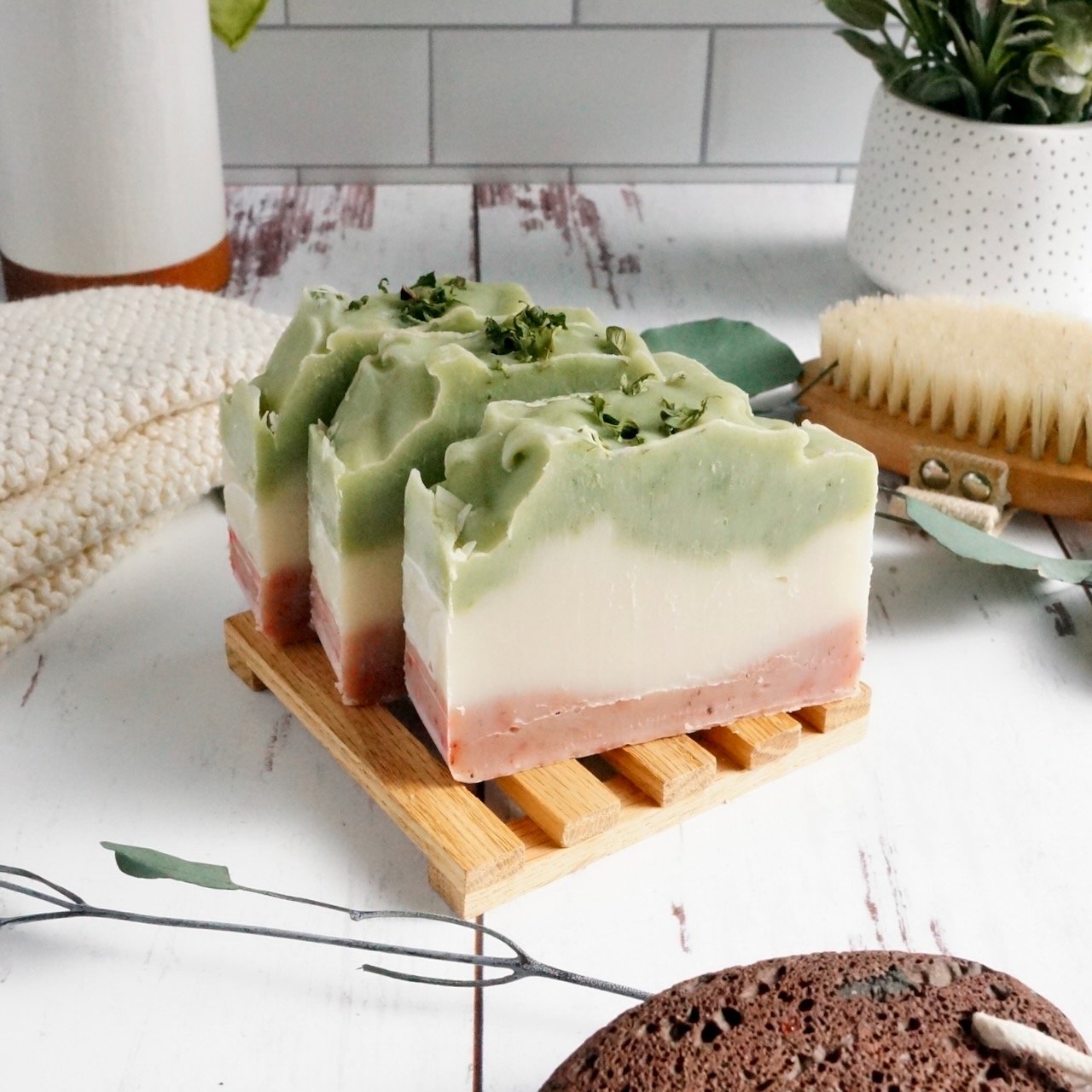 "Breathe Easy" Eucalyptus & Lavender Handcrafted Soap