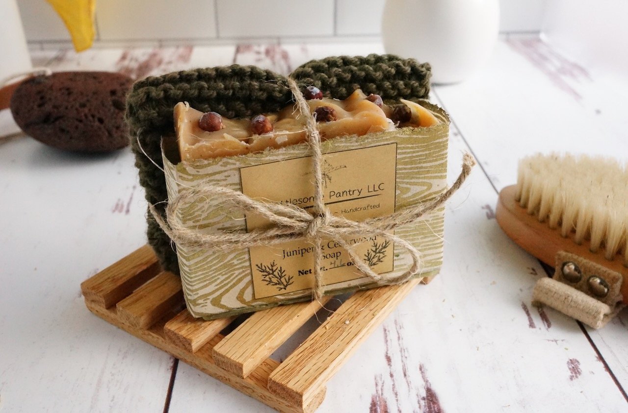 Handcrafted Soap & Wash Cloth Bundle