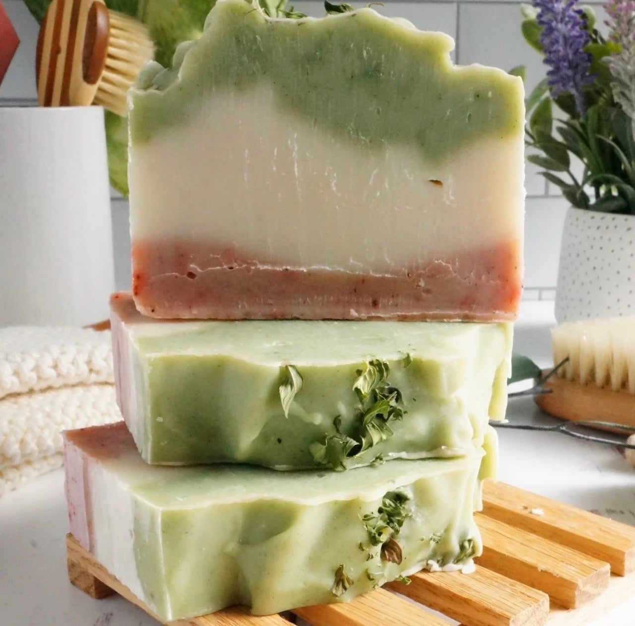 "Breathe Easy" Eucalyptus & Lavender Handcrafted Soap